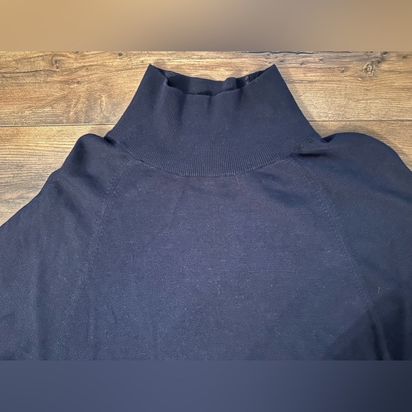 Talbots Black Mock Neck Batwing Sweater – Size Small - Picture 4 of 5